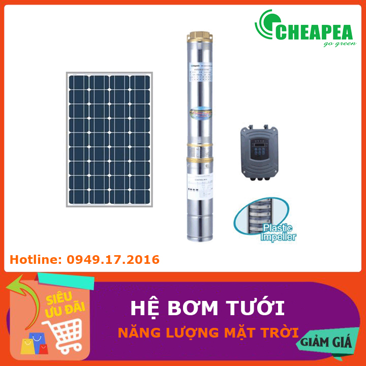 Bơm tưới hộ gia đình NLMT