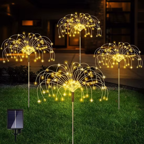 Solar-Powered-Firework-Decoration-LED-Garden-Light